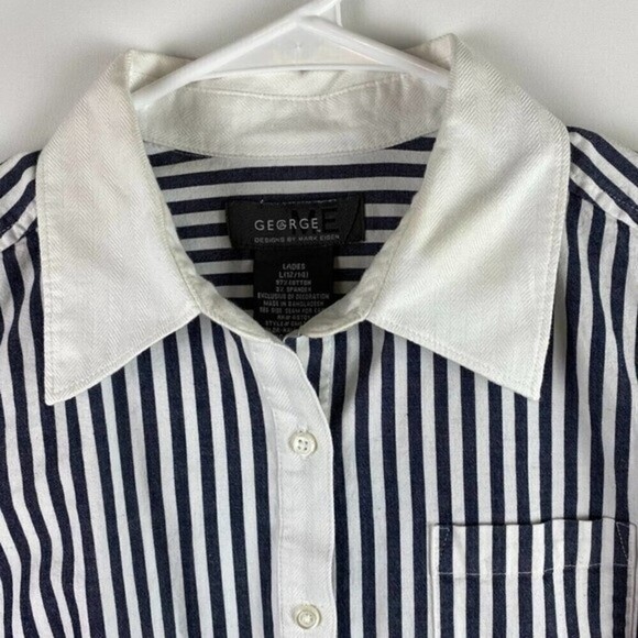 George Me Women's Button Down Shirt Size L - Picture 4 of 10